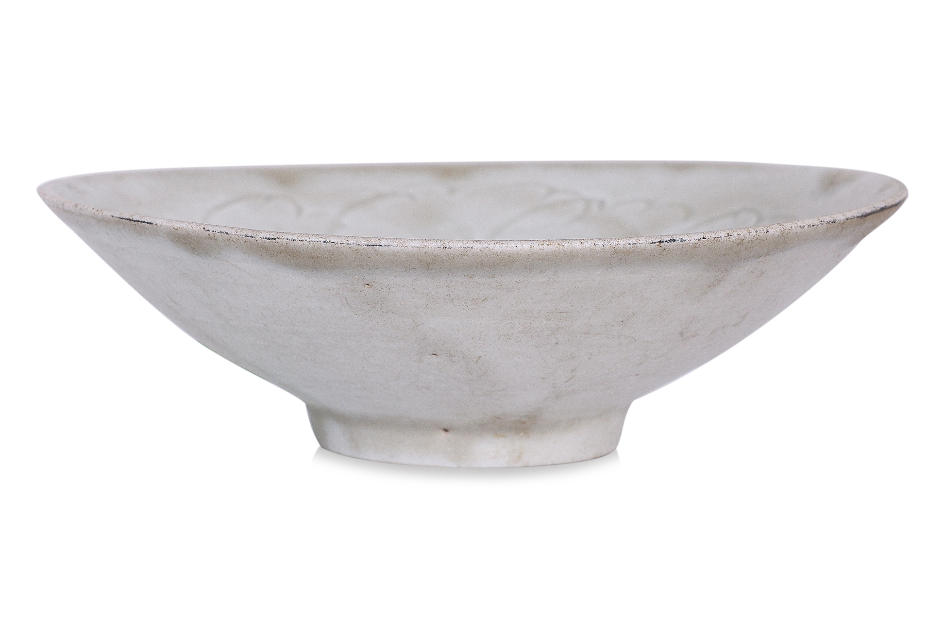 A COMBED QINGBAI SHALLOW BOWL - Bild 2 aus 7