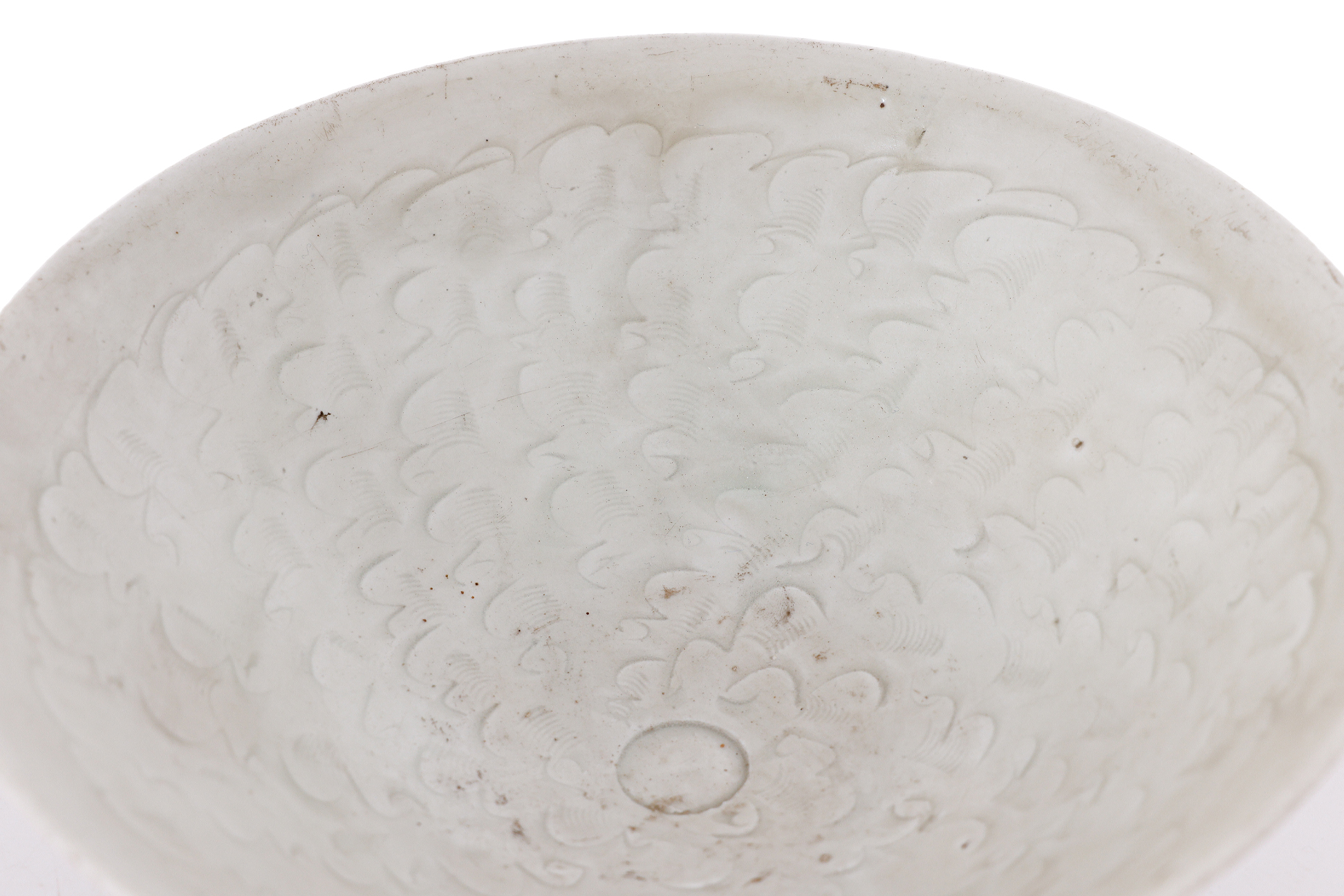 A COMBED QINGBAI BOWL - Image 3 of 5