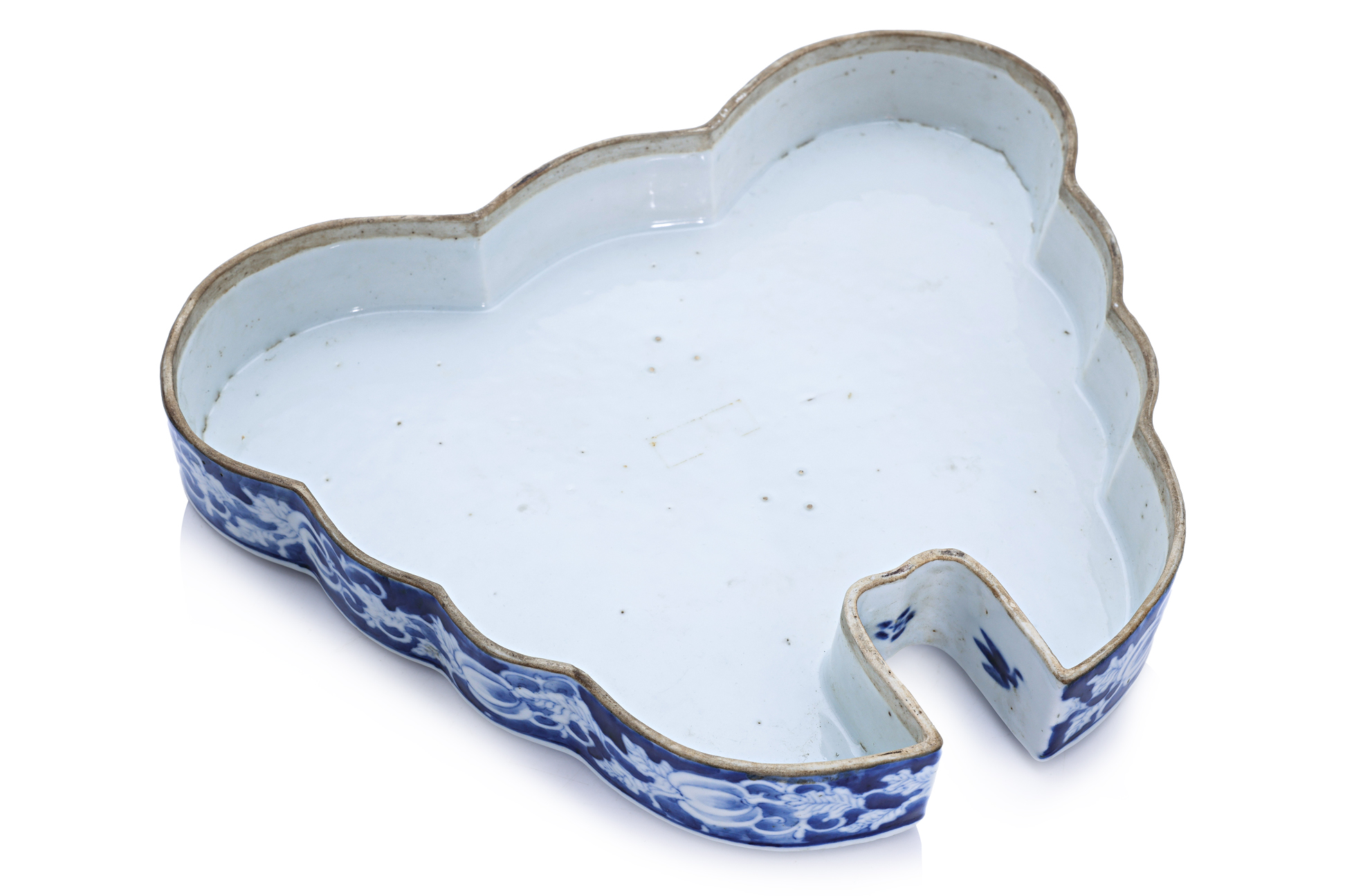 A BLUE AND WHITE PORCELAIN SWEETMEAT SET - Image 4 of 11