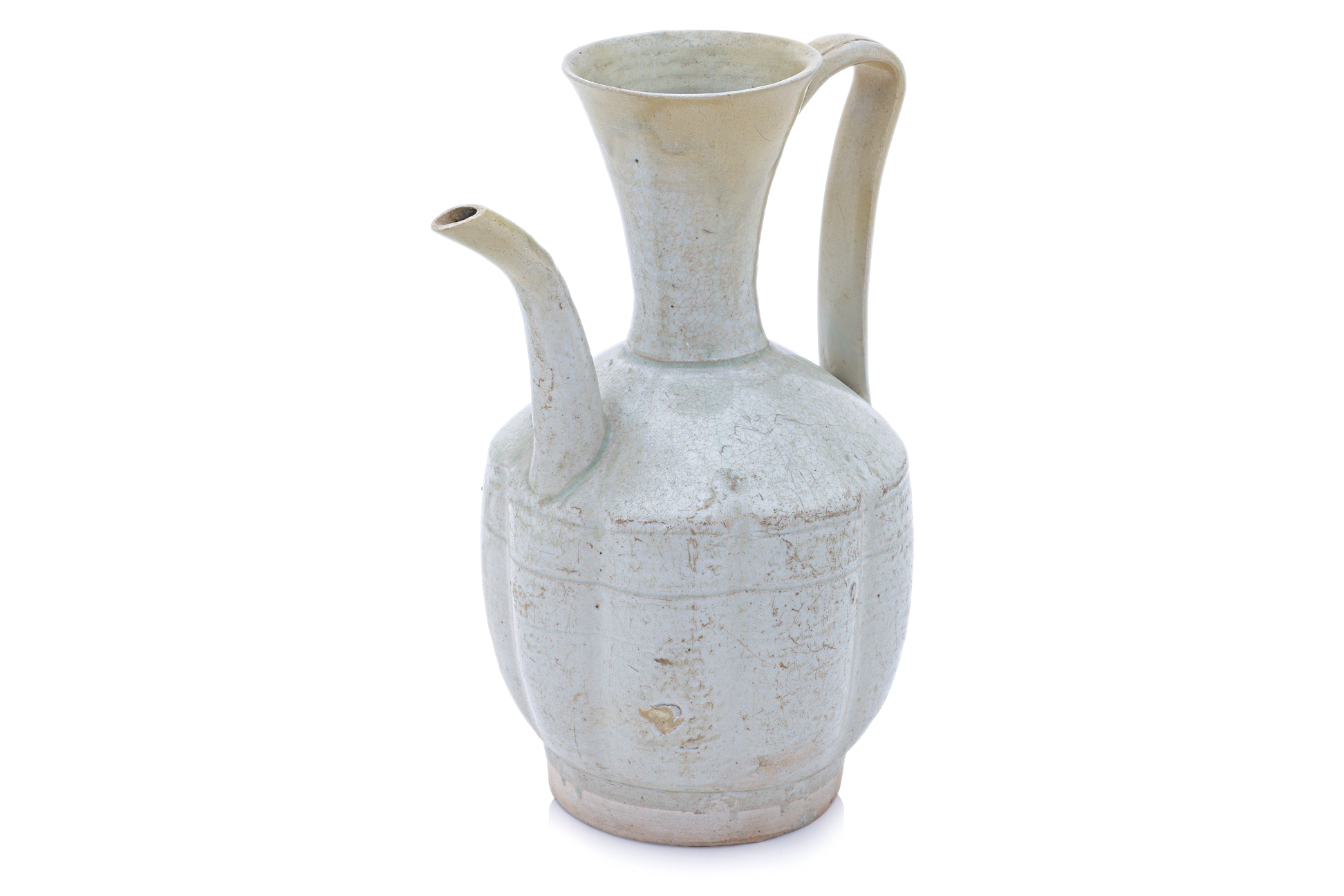 A QINGBAI LOBED EWER