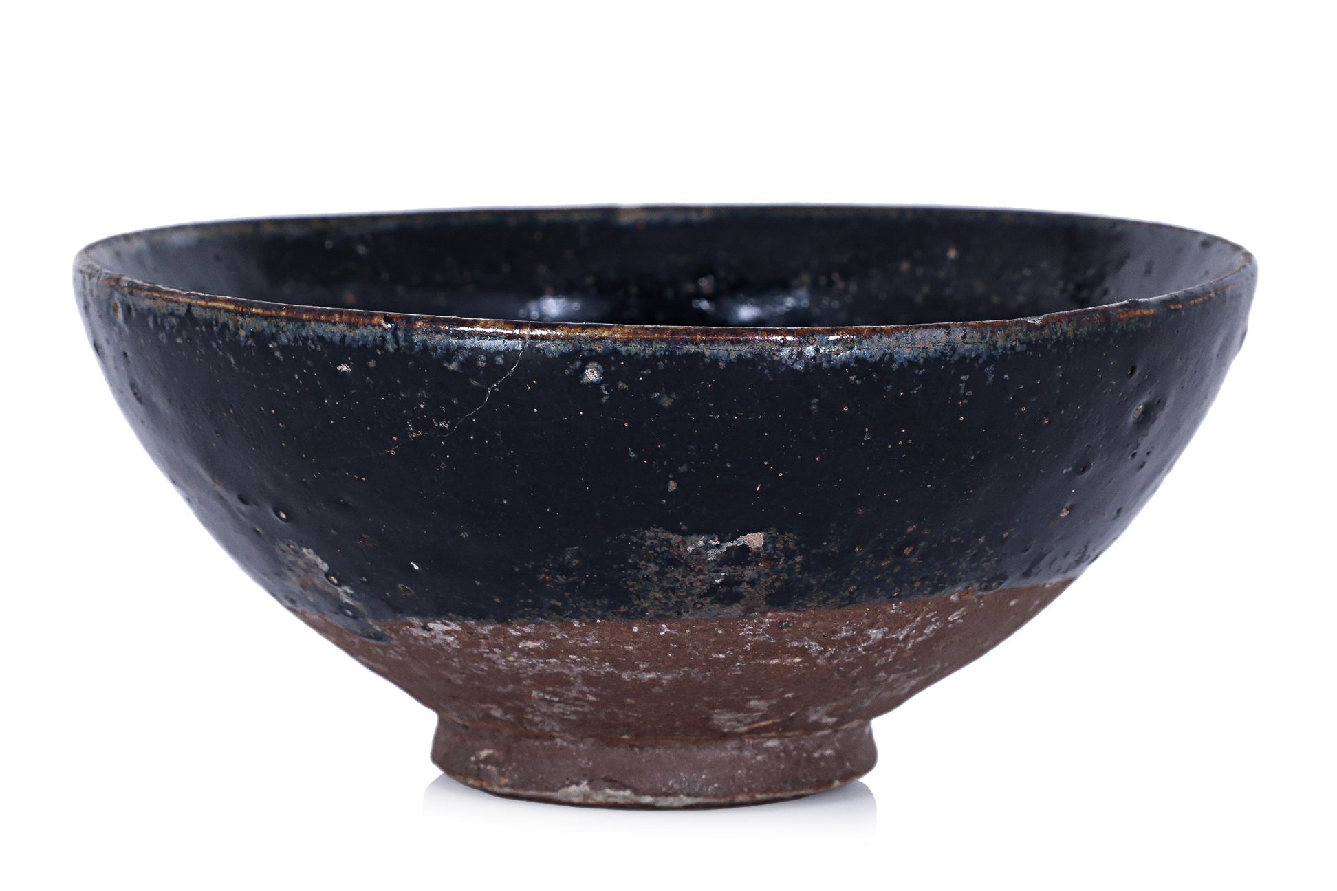 AN 'OIL SPOT' TEA BOWL