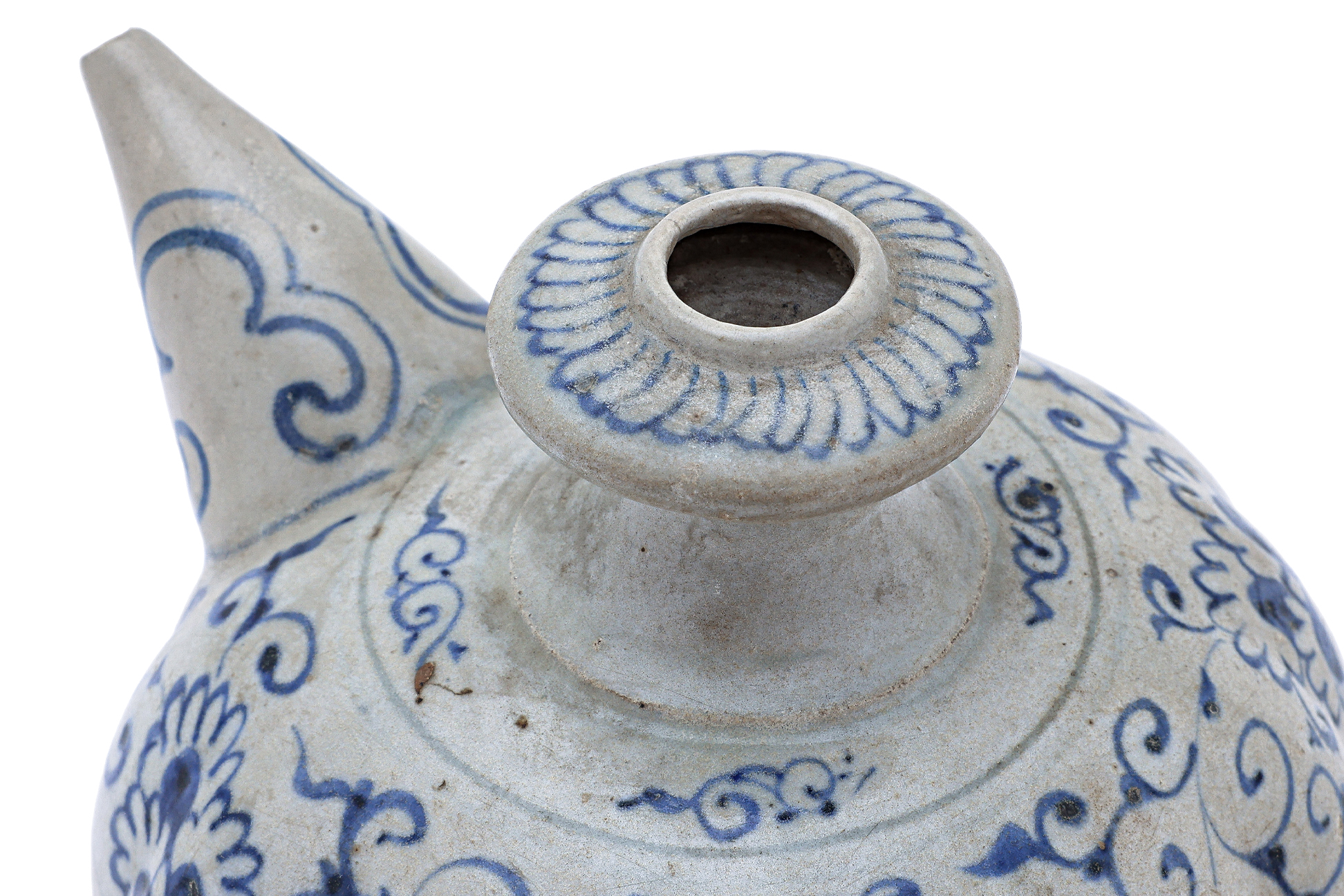 A VIETNAMESE BLUE AND WHITE KENDI - Image 3 of 4