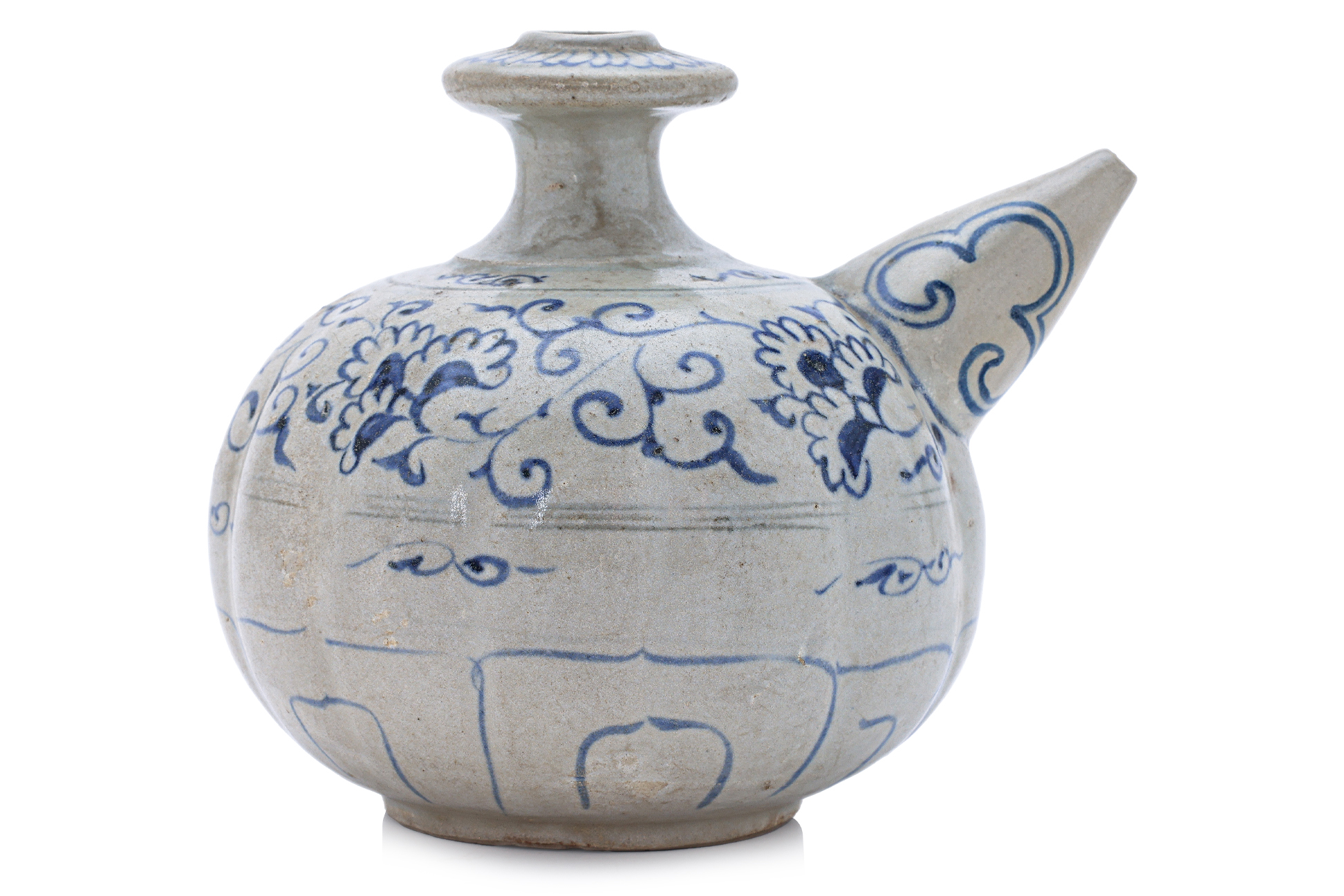A VIETNAMESE BLUE AND WHITE KENDI - Image 2 of 4