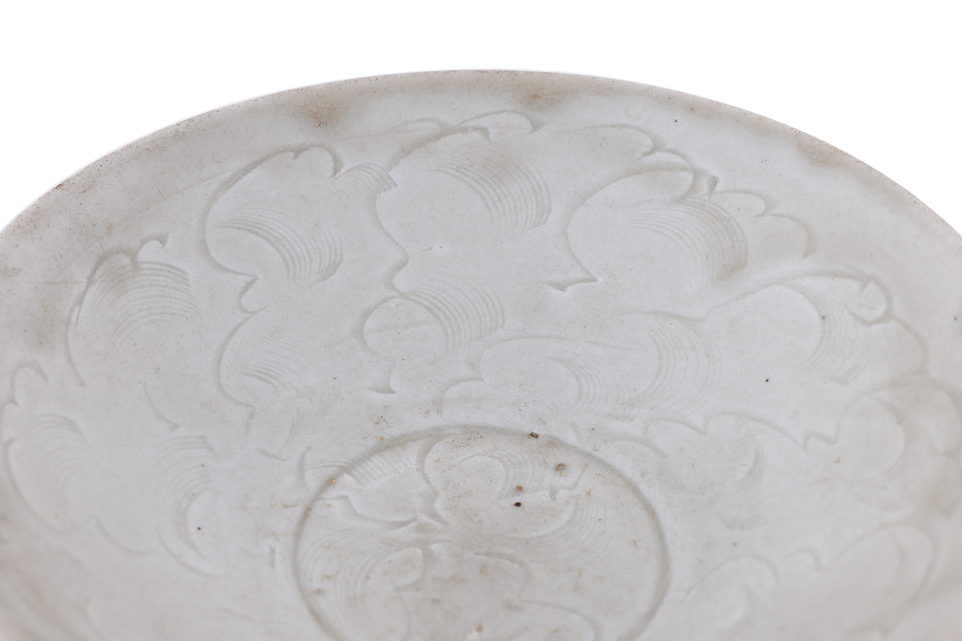 A COMBED QINGBAI SHALLOW BOWL - Image 3 of 7