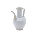 A QINGBAI FACETED EWER