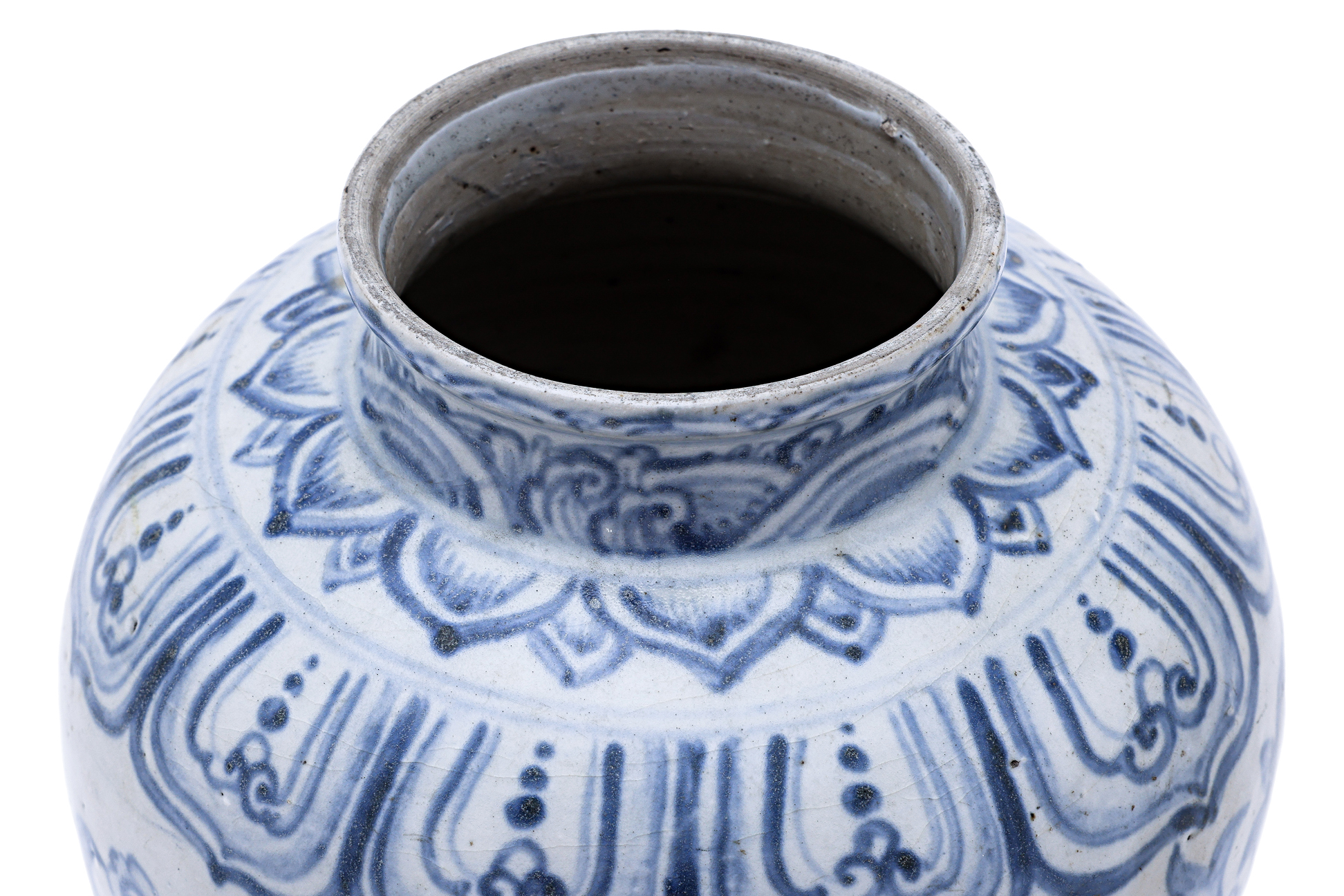 A LARGE VIETNAMESE BLUE AND WHITE BALUSTER JAR - Image 3 of 10