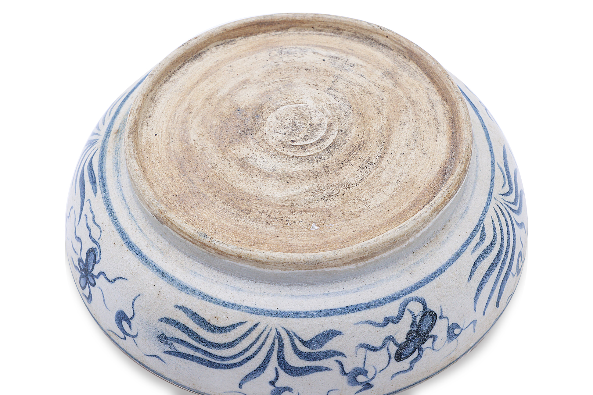 A VIETNAMESE BLUE AND WHITE CIRCULAR FISH BOX AND COVER - Image 4 of 11