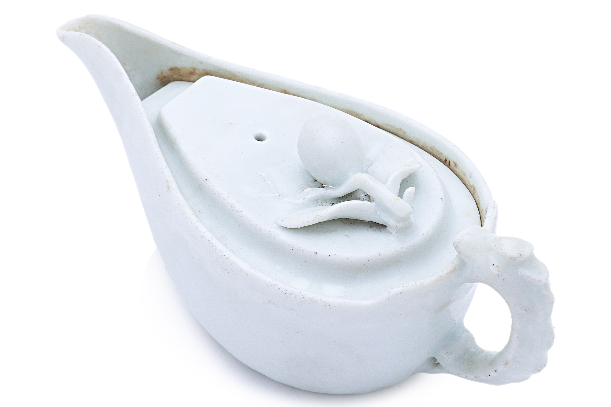 A DEHUA BLANC DE CHINE TEAPOT OR POURING VESSEL AND COVER - Image 3 of 13