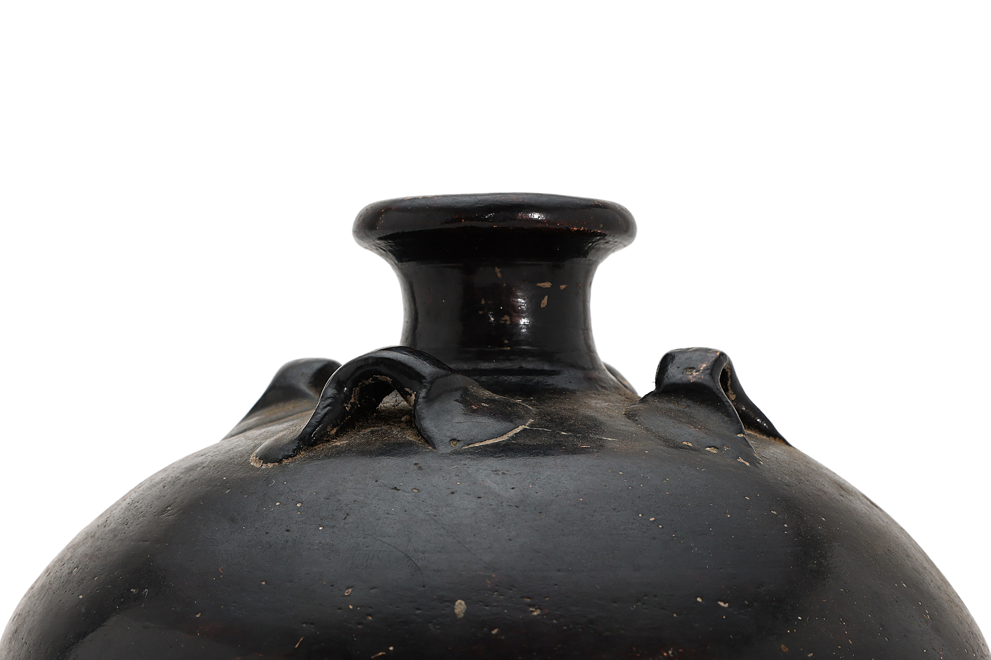 A DARK BROWN GLAZED MEIPING JAR - Image 5 of 5