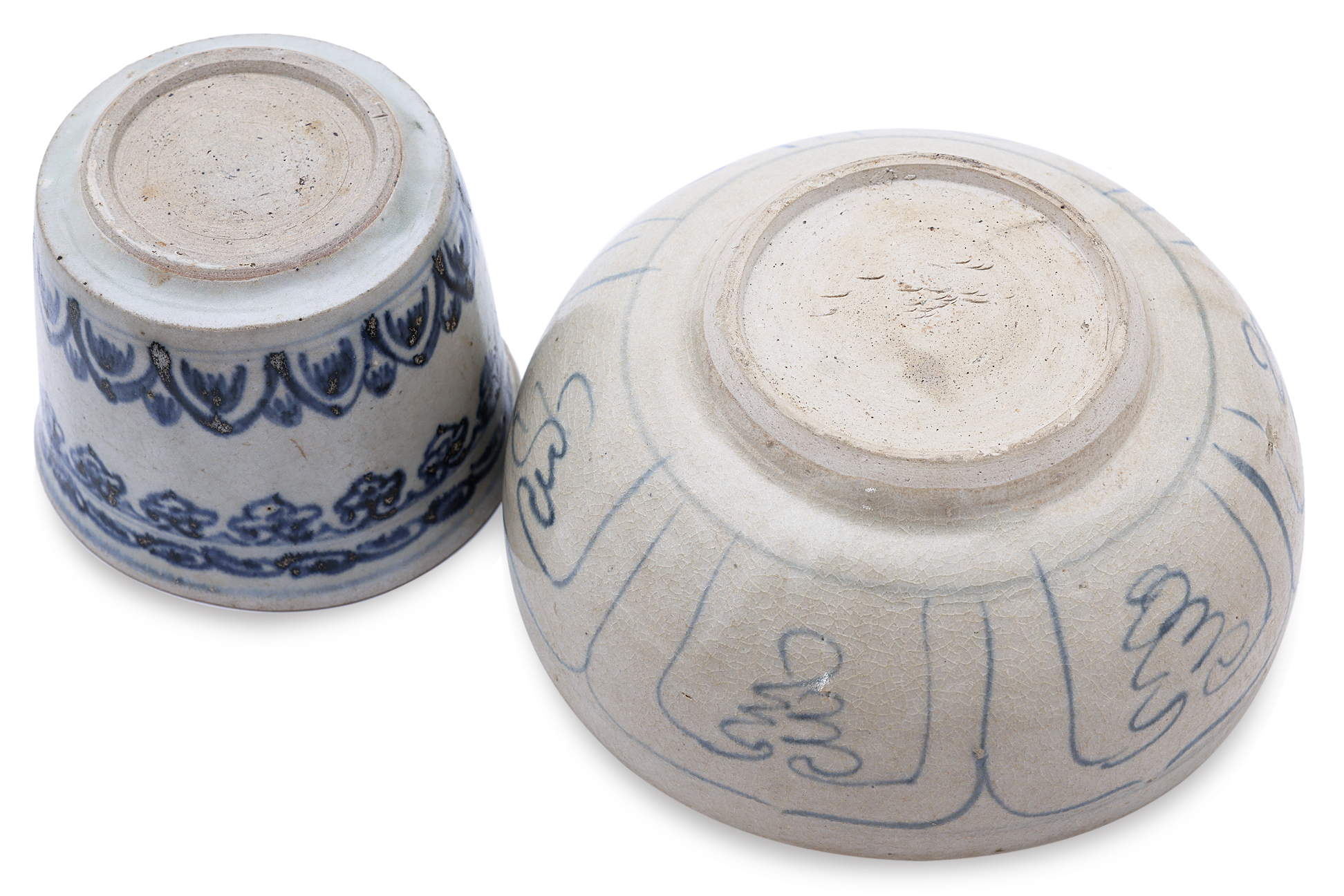 A VIETNAMESE BLUE AND WHITE BOX AND BEAKER - Image 4 of 4