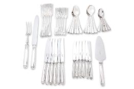 A SERVICE OF CHRISTOFLE SILVER PLATED CUTLERY FOR EIGHT