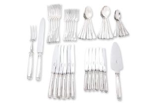 A SERVICE OF CHRISTOFLE SILVER PLATED CUTLERY FOR EIGHT