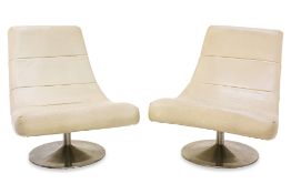 A PAIR OF GIJS PAPAVOINE OLIVIER STYLE CHAIRS