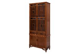 A CHINESE ROSEWOOD CABINET (2)