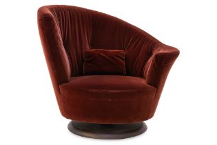 A GIORGETTI 'ARABELLA' SWIVEL ARMCHAIR