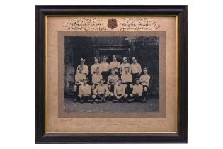 WORCESTER COLLEGE OXFORD RUGBY TEAM 1896-97 TEAM PHOTOGRAPH