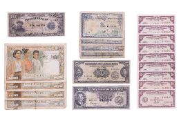 AN ASSORTMENT OF PHILIPPINES AND CAMBODIA BANKNOTES