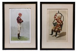 TWO LESLIE WARD VANITY FAIR JOCKEY PRINTS