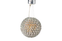 A SPHERICAL CEILING LIGHT BY KENWELL
