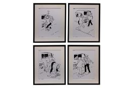A SET OF FOUR FRENCH LITHOGRAPHS