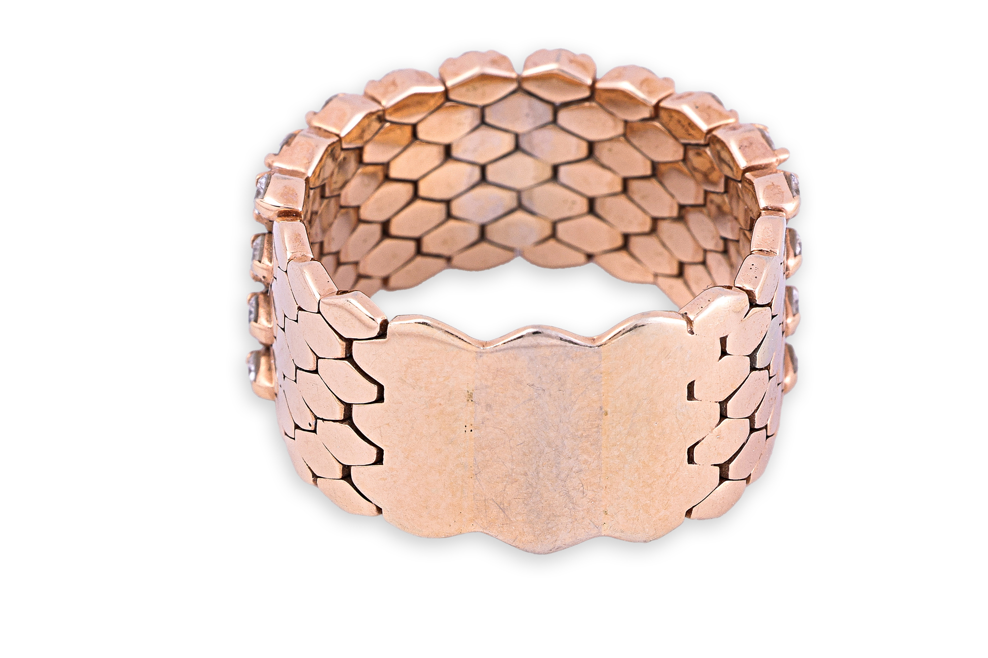 AN ARTICULATED DIAMOND BAND - Image 3 of 3