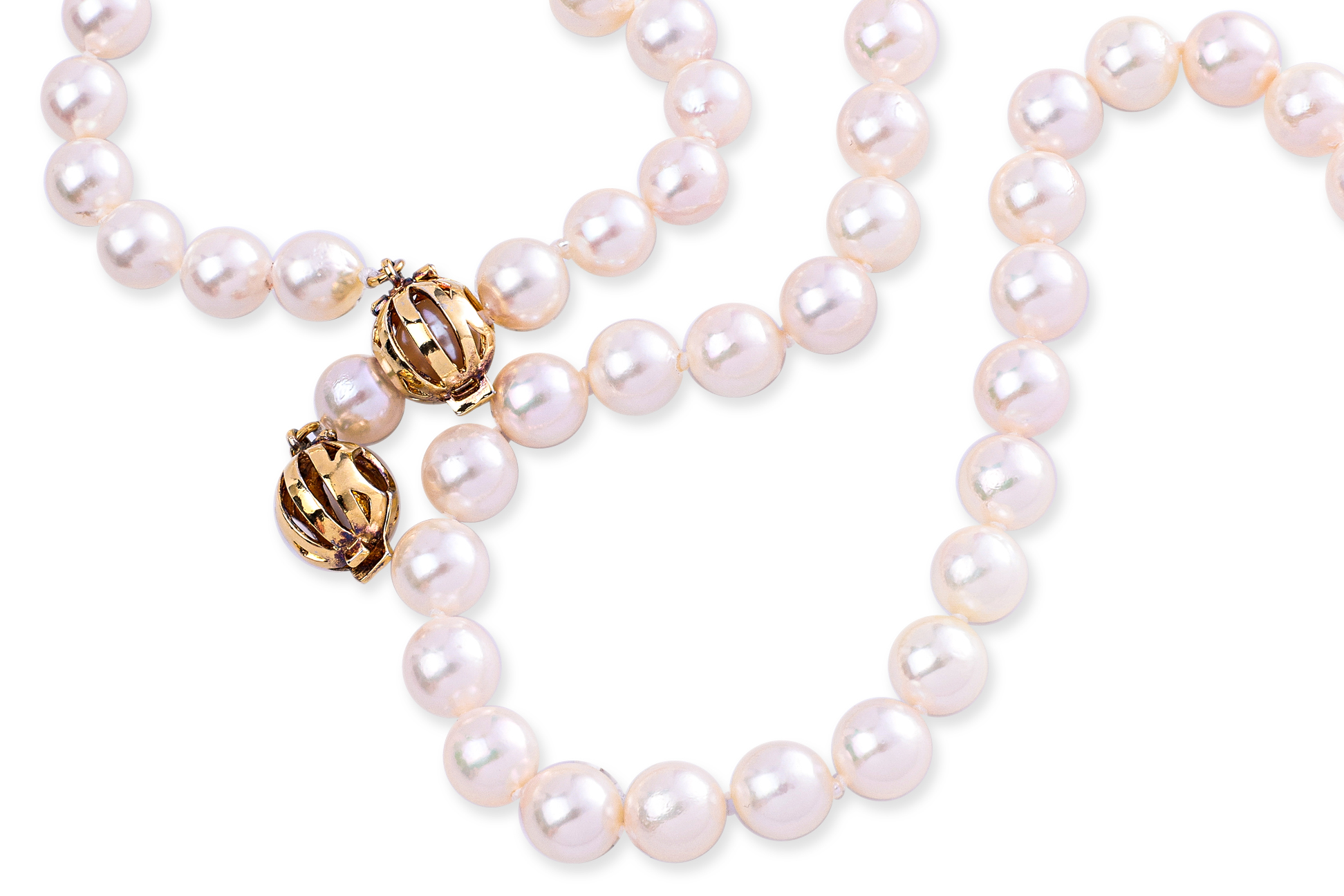 A CULTURED AKOYA PEARL STRAND WITH DETACHABLE CLASP - Image 2 of 4