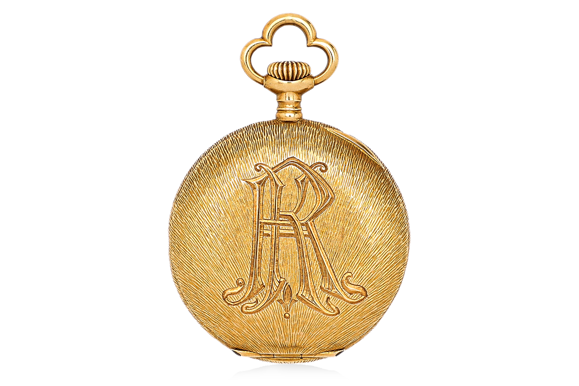 A SWISS LADIES 18K GOLD POCKET WATCH - Image 2 of 3
