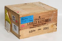 CHÂTEAU LAVILLE HAUT-BRION, 2001 (6 BT)