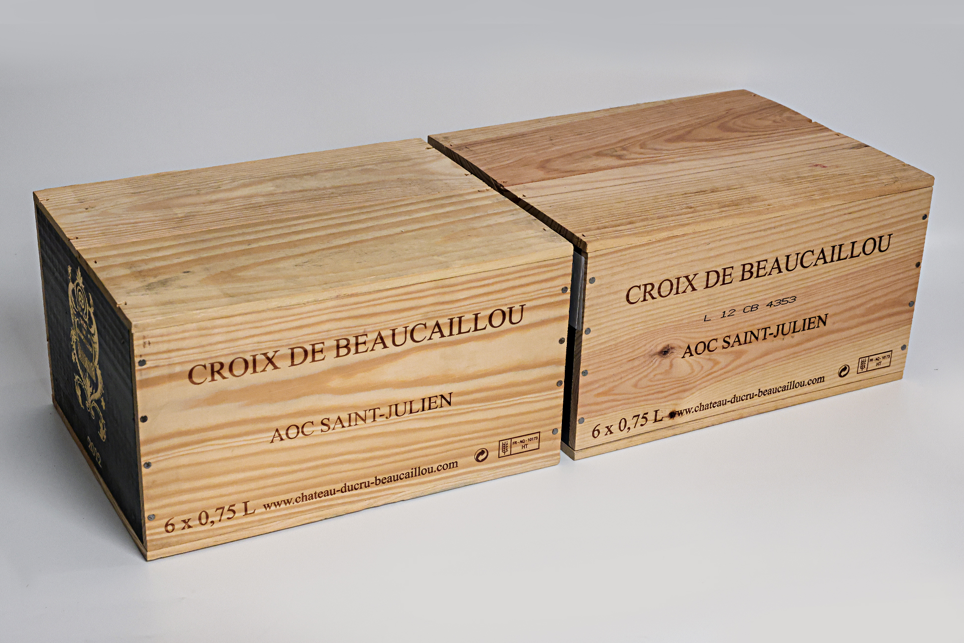 CH. DUCRU-BEAUCAILLOU 'LA CROIX DE BEAUCAILLOU' 2012 (12 BT)