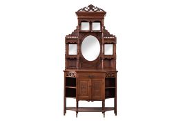 A PERANAKAN MIRROR BACK SIDEBOARD