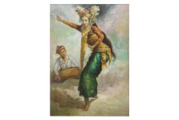 HASIM (INDONESIAN, 1921-1982) - BALINESE DANCER