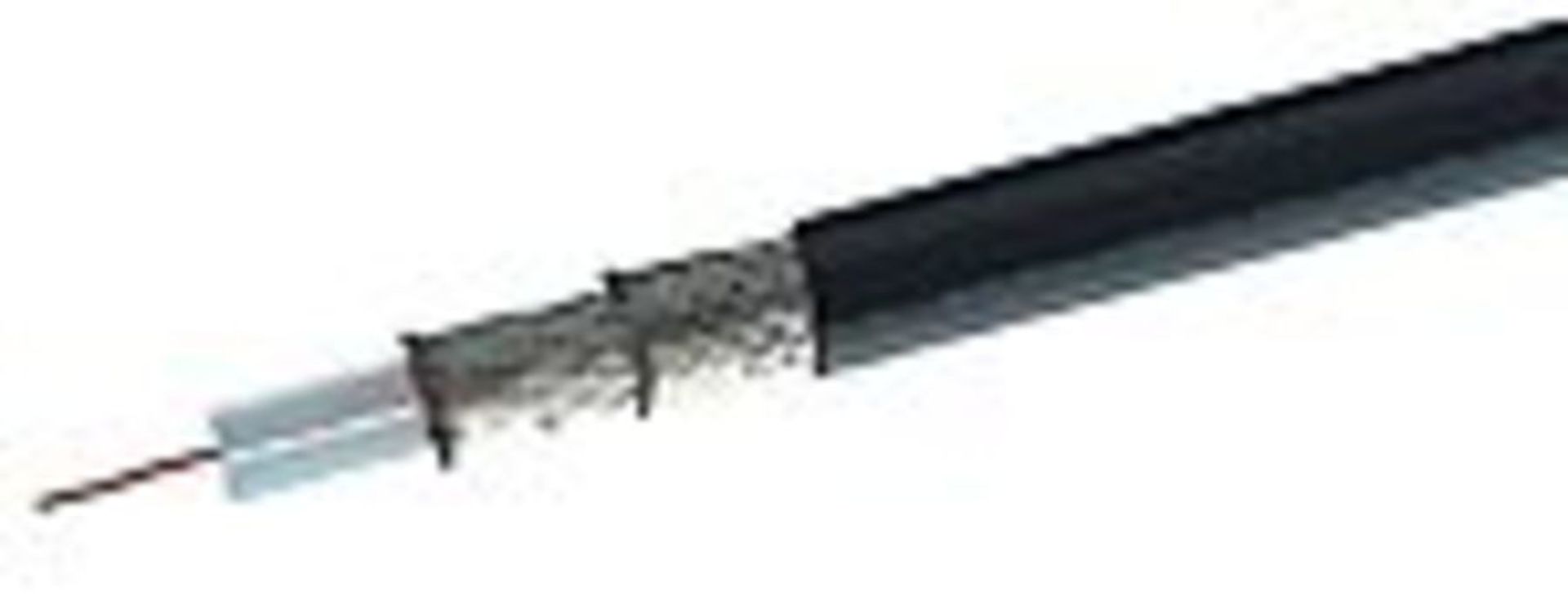 Belden Black RG59/U Coaxial Cable, 75 Ω 7.75mm OD 152m