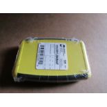 100 x Hammond 1553 Series Yellow ABS Enclosure 4.62x 3.11x 0.95 In