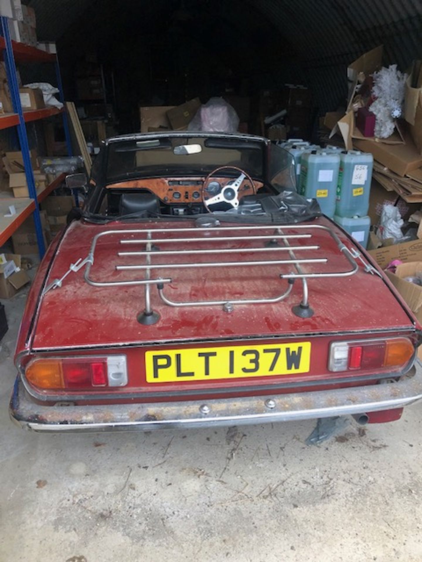 1980 TRIUMPH SPITFIRE 1500 Classic Car Dry storage for 2 years - great opportunity to buy a bargain! - Image 6 of 16