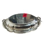 Vintage Wallace Sterling Silver Lidded Entree Dish - 27.2cm x 18.2cm x 8cm.