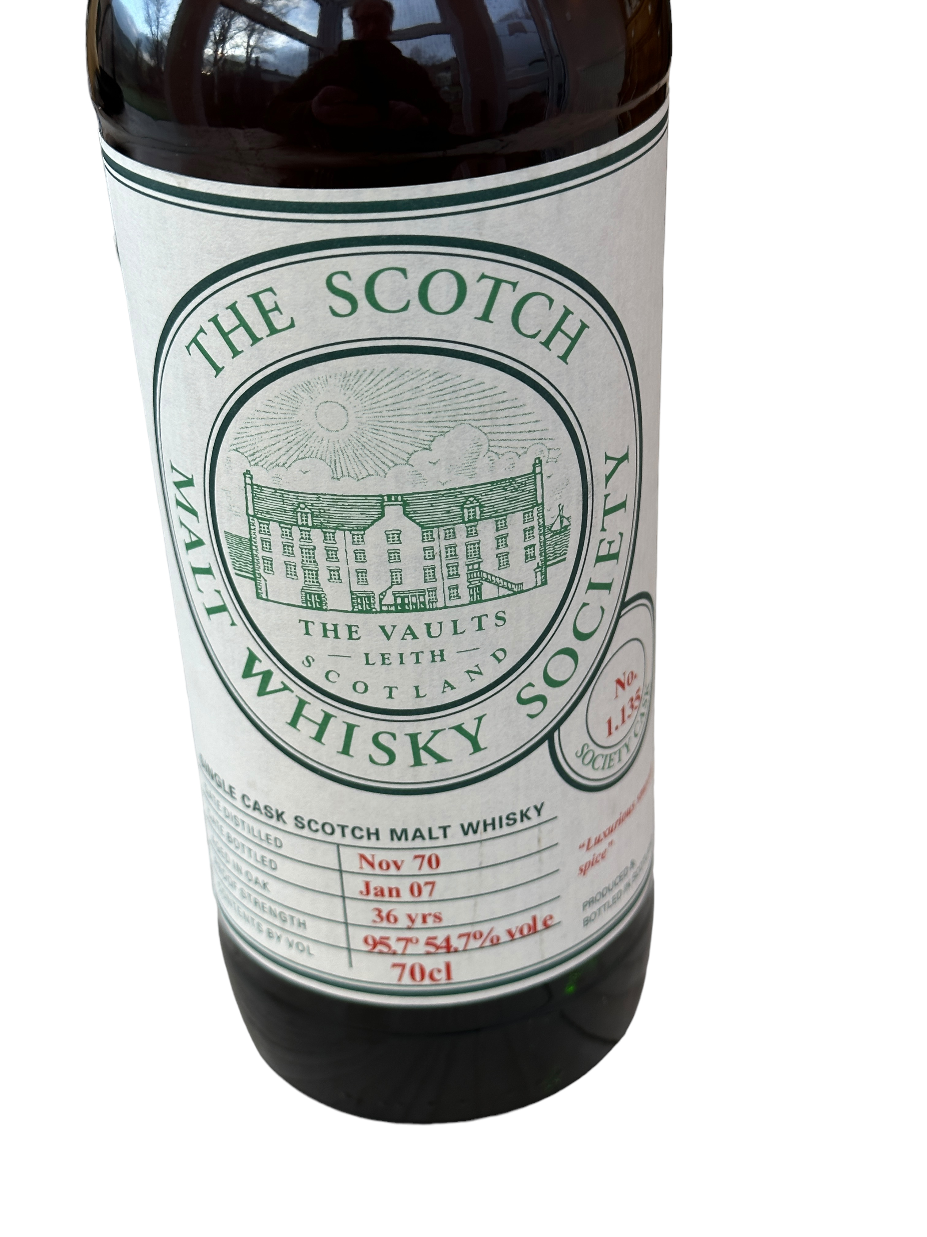 The Scotch Malt Whisky Society - Glenfarclas No 1.135 Society Cask Malt Whisky-36 years old - Image 8 of 8