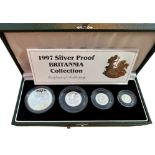 Boxed 1997 Silver Proof Britannia Collection