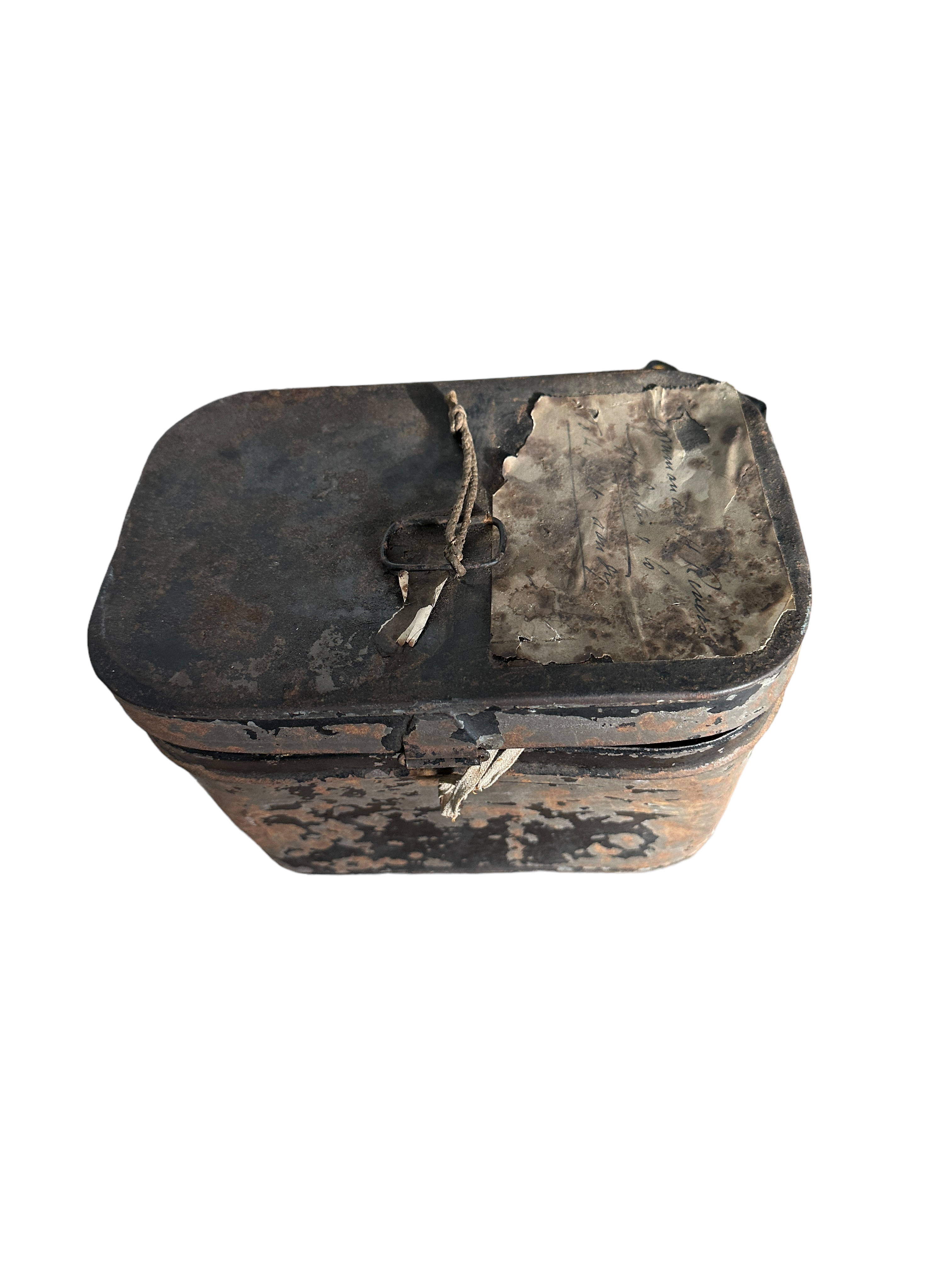 Victorian Tin Box with Military Naval Epaulettes. - Image 6 of 6