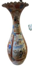 Very Large Oriental Vase 90cm tall and Circumference of 107cm with damage.