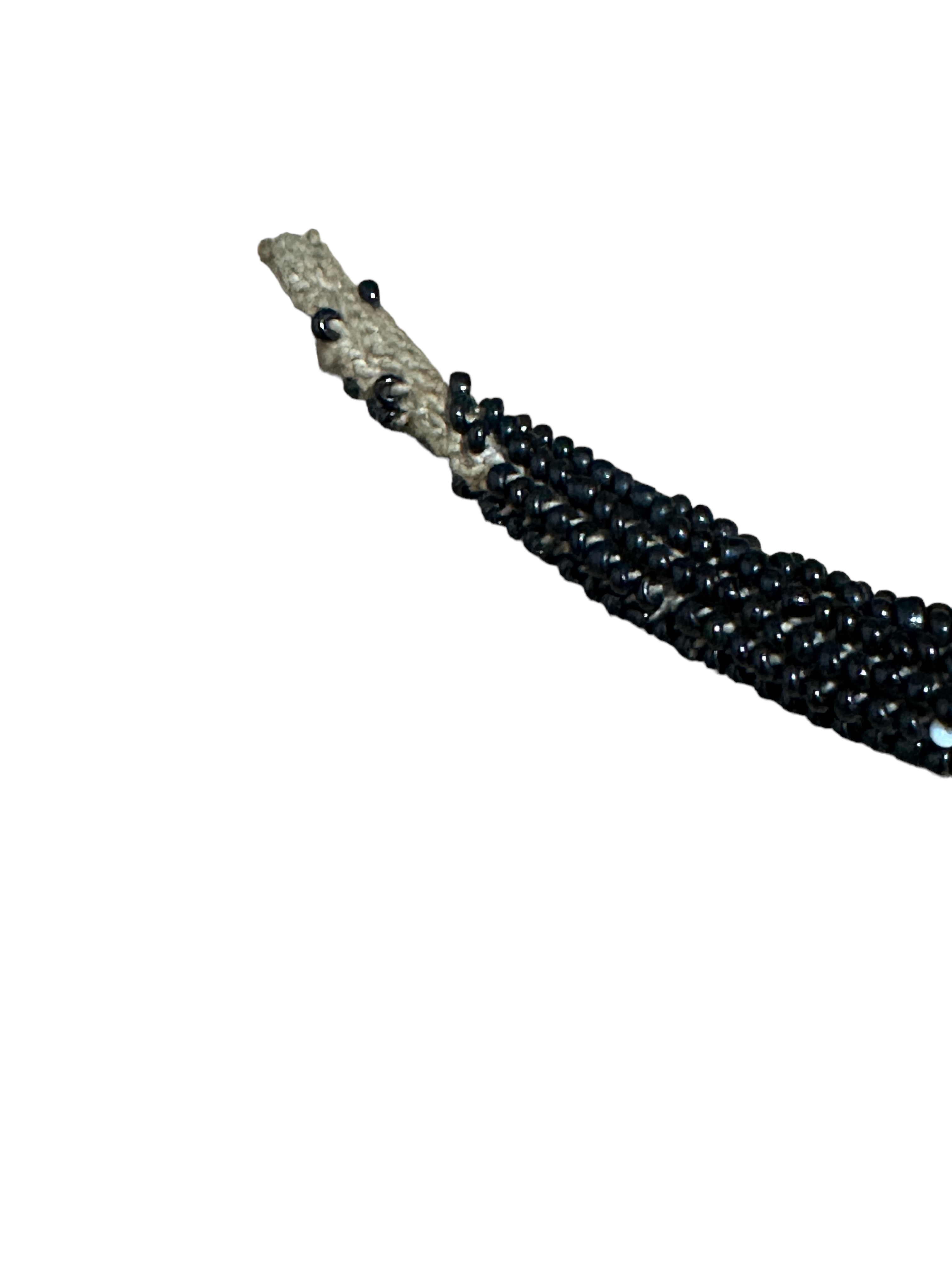 Antique Turkish POW Beaded Snake - 75cm long. - Image 6 of 6