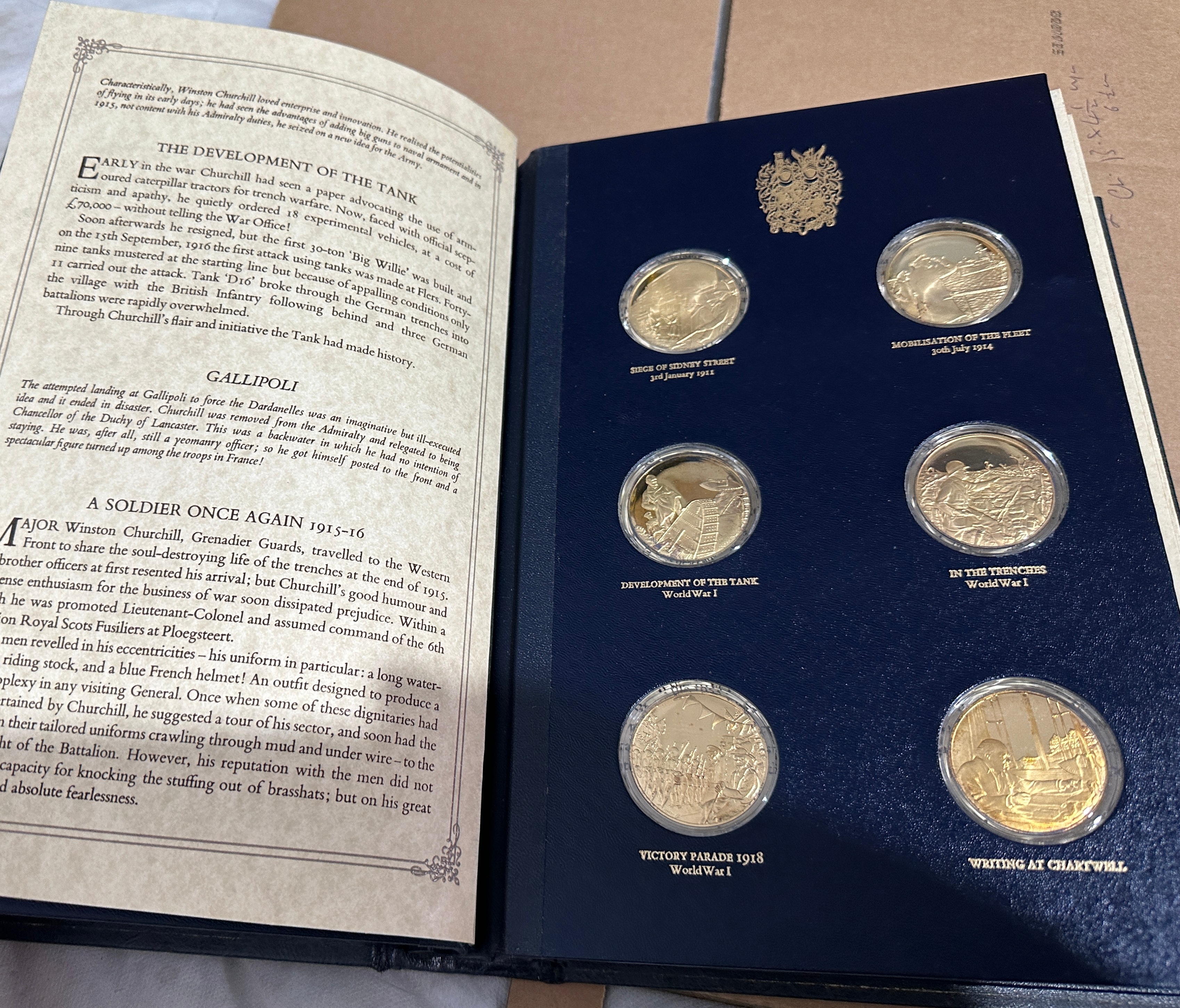 John Pinches Set of 24 Silver Churchill Centenary Medals. - Image 6 of 8