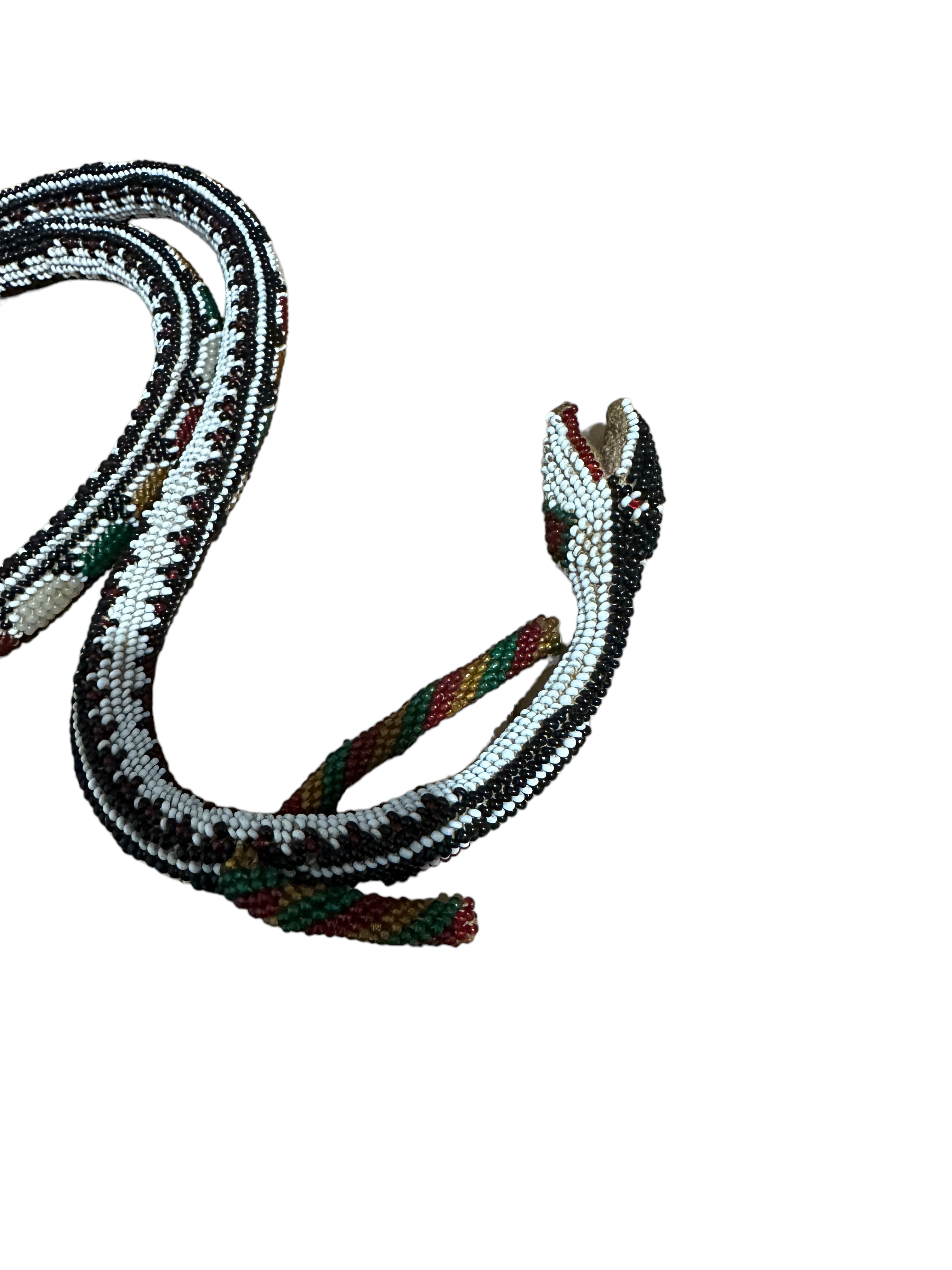 Antique Turkish POW Beaded Snake - 75cm long. - Image 3 of 6