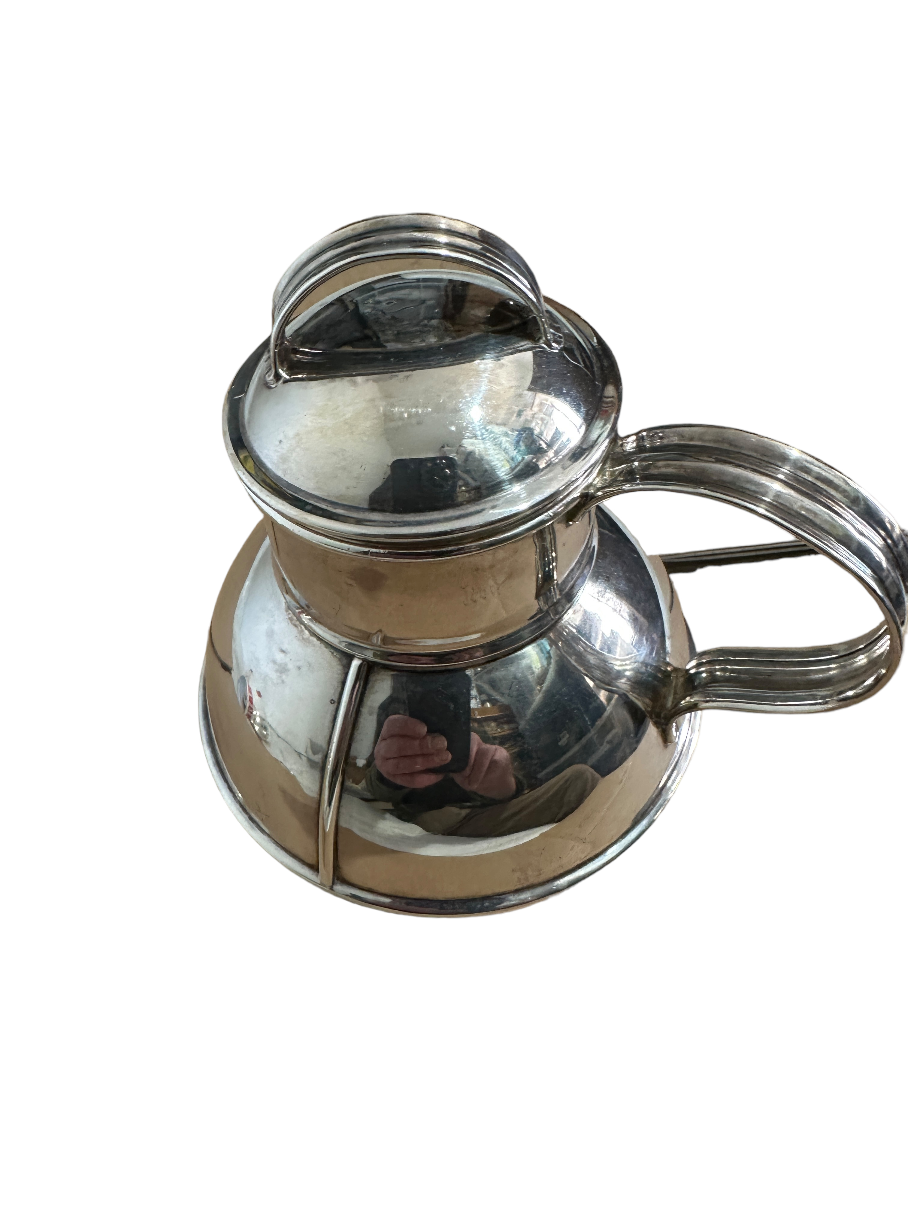 Vintage Silver Lidded Milk Jug - 15cm tall and 14cm at the widest. - Image 2 of 5