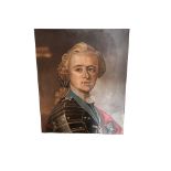 Antique Oil Painting of Bonnie Prince Charlie signed Ken Cameron 1896 - 24" x 20"