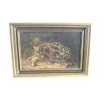 Cuthbert Edmund Swan Oil on Board painting of a Leopard Cub