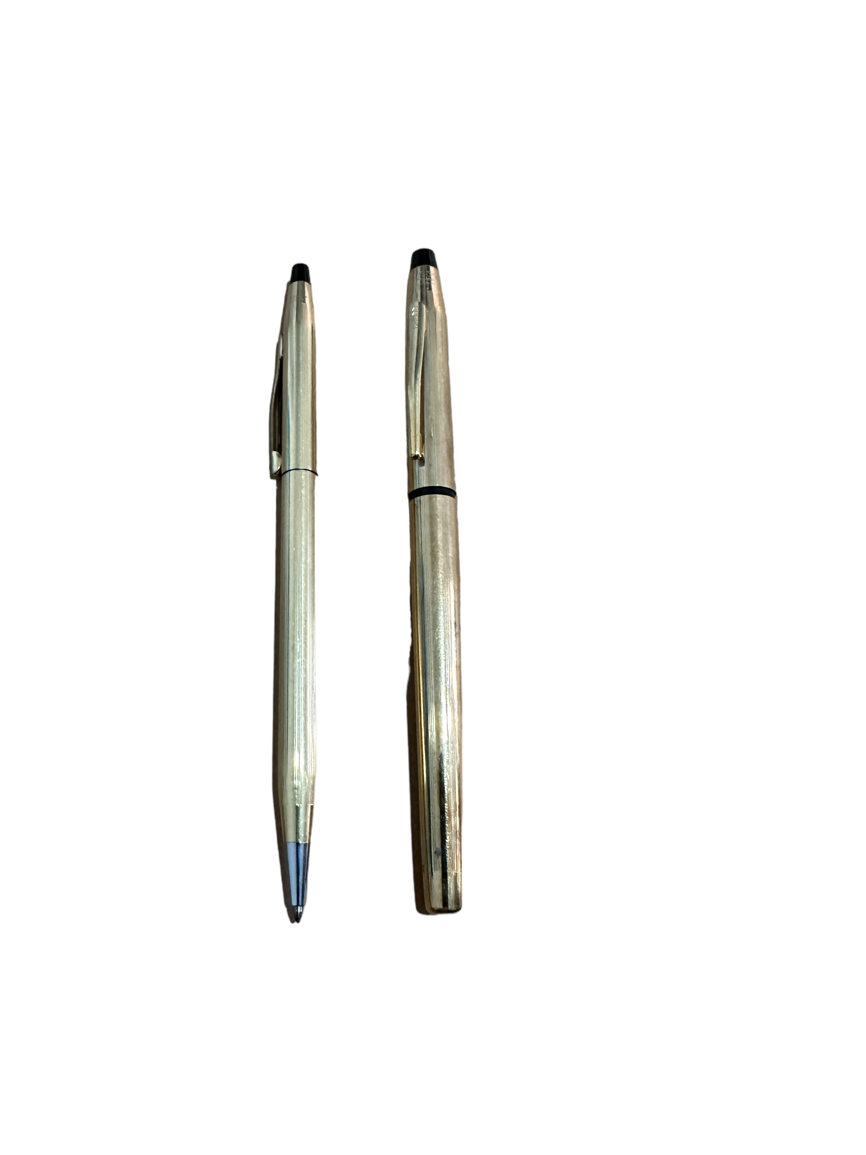 Vintage Duo of Cross Gold Plated Pens.