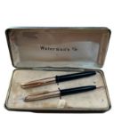 Vintage Boxed Sheaffer Gold Plated Pen Set.