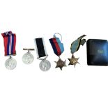 WW2 New Zealand RAF KIA Group of Medals to include Memorial Cross and Air Crew Europe Star.