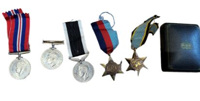 WW2 New Zealand RAF KIA Group of Medals to include Memorial Cross and Air Crew Europe Star.