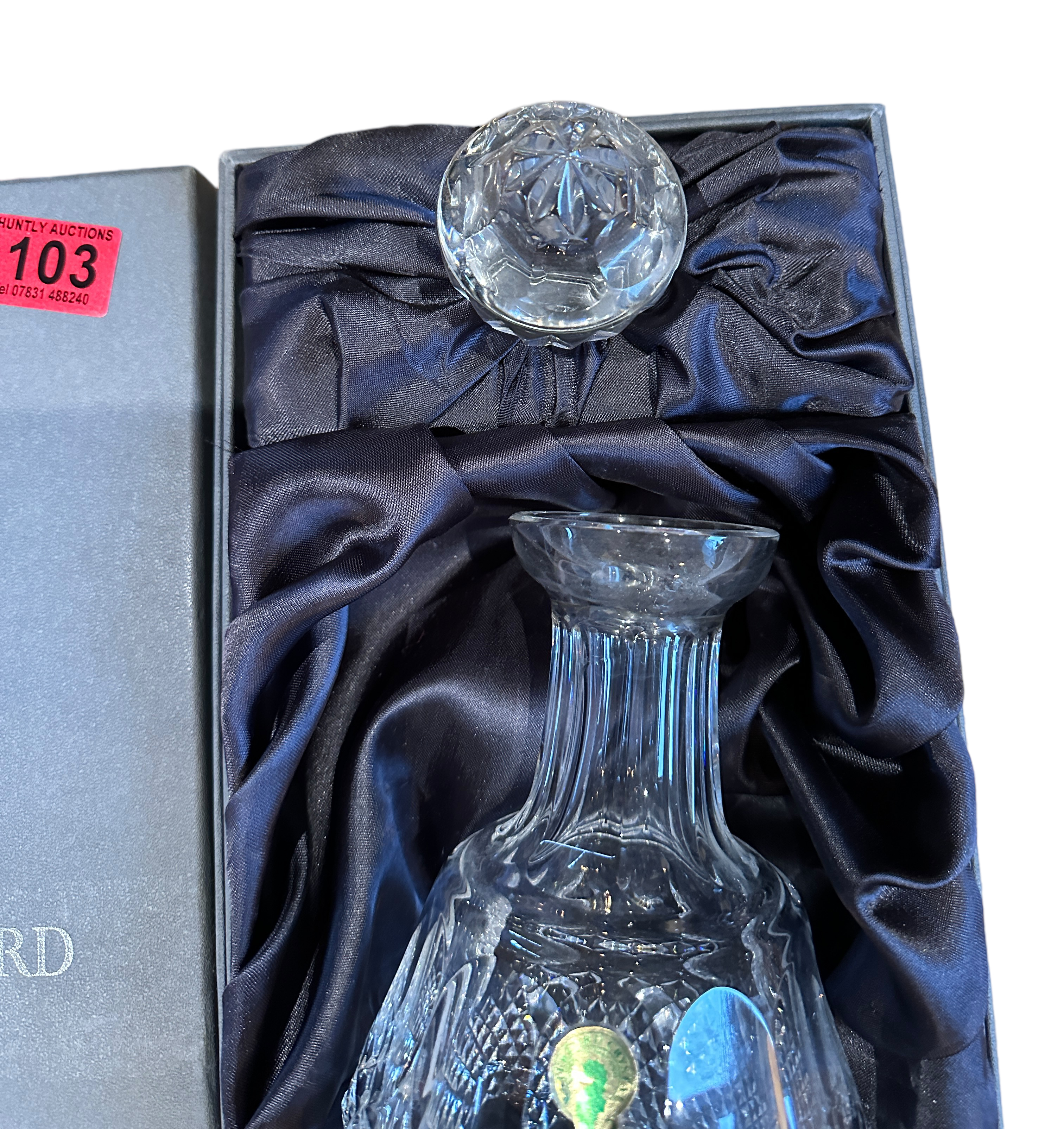 Boxed Waterford Crystal Colleen Decanter - 12 inches tall. - Image 3 of 6